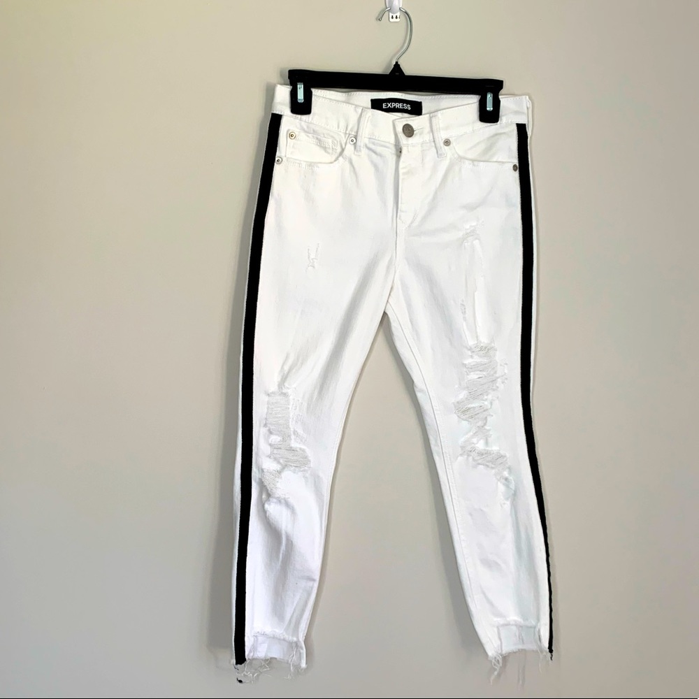 Express White Jeans